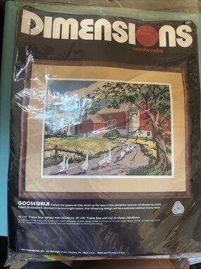 Dimensions Needlepoint Kit - Goosewalk